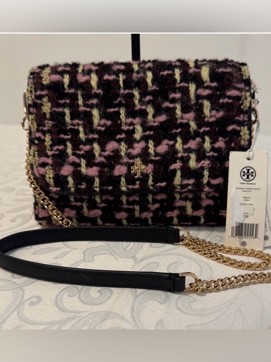 Tory Burch Handbags - Tory Burch Tweed Emerson Crossbody Bag
